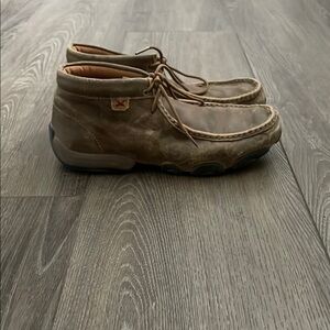 Twisted X Brown Chukka Boots Weathered Leather Style
